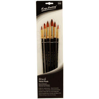 Picture of Painting Brush Set 6 Pieces Round Size Model 7120R