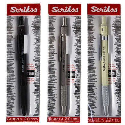 Picture of SCRIKSS GRAPHX MECHANICAL PENCIL 2 MM MULTI COLOR MODEL 66352  