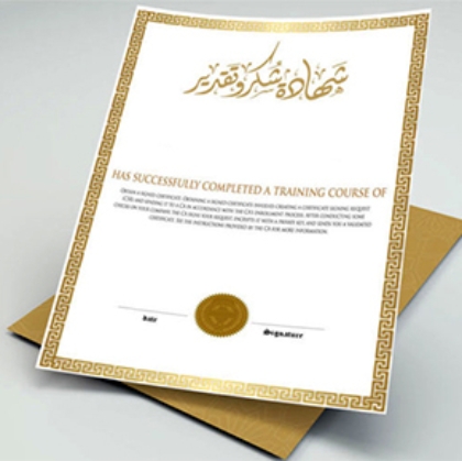 Picture for category certificate paper