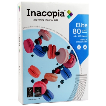 Agrandir l'image de Pack de papier photocopie A4, blanc 500 feuilles 80 gsm - Inacopia Elite Image de Pack de papier photocopie A4, blanc 500 feuilles 80 gsm - Inacopia Elite