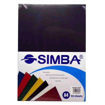 Picture of Black Marble Copy Paper Pack 50 Sheets 200gm Simba.