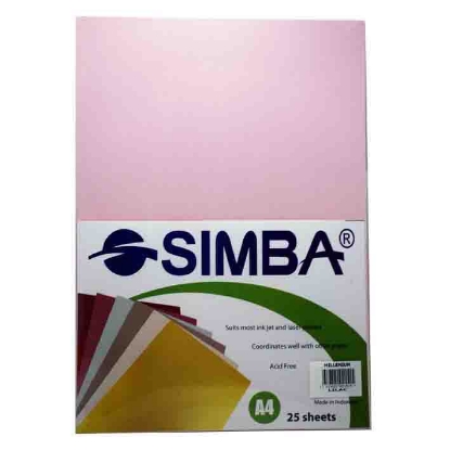 Picture of Copy Paper Pack, Pink 25 Sheets A4 - Simba 