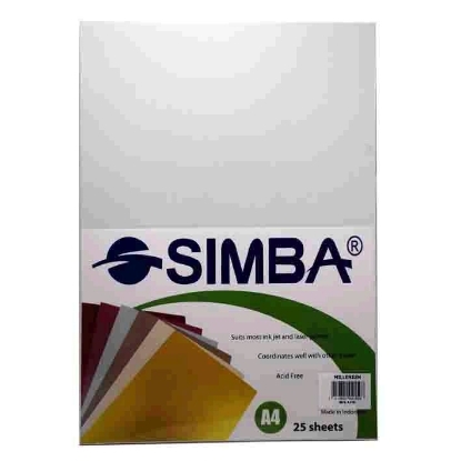 Picture of Colored Photocopy Paper Pack 25 Sheets A4 - Simba 