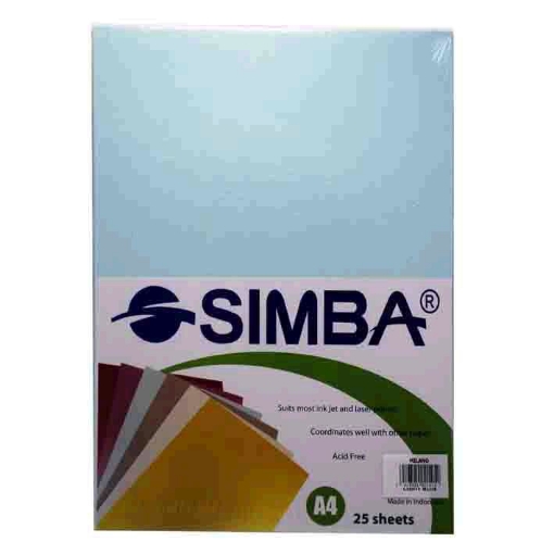 Imagen de Paquete de Papel Color Copy 210g 25 Hojas - Simba