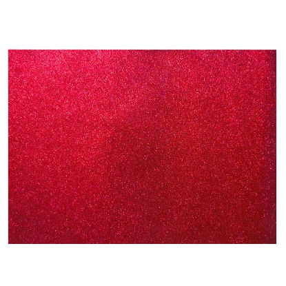 Picture of EVA Glitter Foam sheet, Red 2 mm 50 x 70cm - Simba