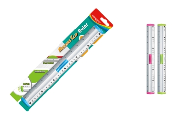 Show details for Aluminum ruler with a place for a pen 30 Cm Keyroad Model KR971313 Picture of Aluminum ruler with a place for a pen 30 Cm Keyroad Model KR971313