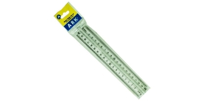 Picture of RULER ARK TRANSPARENT PLASTIC WITH HANDLE 20 CM MODEL 089