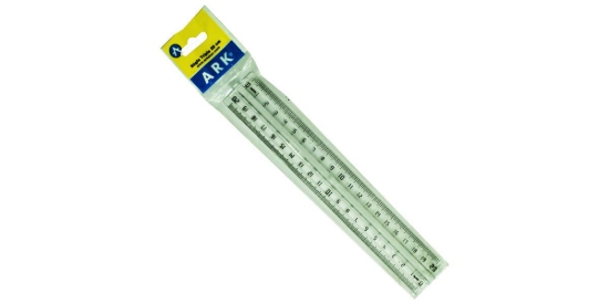 Picture of مسطرة بلاستيك شفاف 20 سم بيد – أرك 089