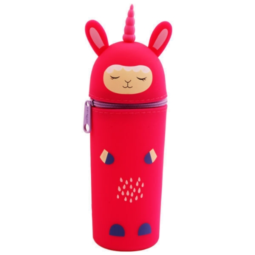 Picture of Zippered cylindrical leather pencil case – Keyroad Model KR972225