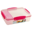 Picture of Pink Plastic Lunch Box 975 ml - Sistema 21482