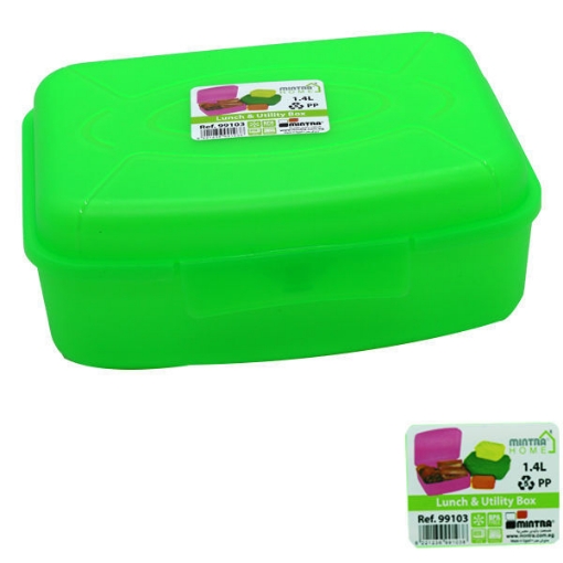 Picture of Lunchbox, Green 1.4L - Mintra