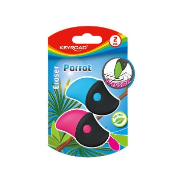 Show details for Eraser Parrot 2 pieces Keyroad Model KR971386 Picture of Eraser Parrot 2 pieces Keyroad Model KR971386