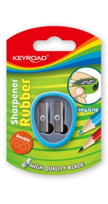 Picture of KeyRoad sharpener 2 holes / card with a high-quality blade Model KR970531
