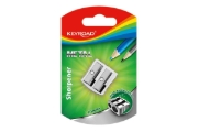 图片 金属双孔卷笔刀 带金属刀片 卡装 1 个 – Keyroad 型号  KR971683