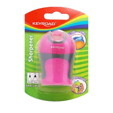显示明细 Keyroad 塑料双孔卷笔刀 带金属刀片和储屑盒 单只卡装 型号 KR971583 图片 Keyroad 塑料双孔卷笔刀 带金属刀片和储屑盒 单只卡装 型号 KR971583