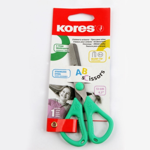 Bild von Kinderschere ABC Metallclip 12 cm, kores Modell 35125