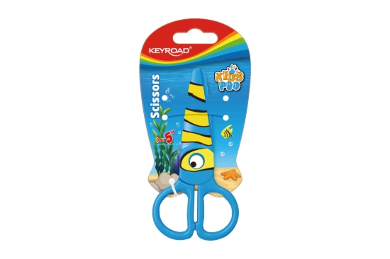 Bild von Kinderscheren Kunststoff 12,5 cm Keyroad Modell KR971403
