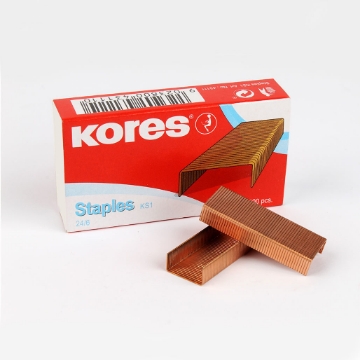 Show details for Stapler Pins- Original Brass Red Box Size 6/24 Kores Model 43111 Picture of Stapler Pins- Original Brass Red Box Size 6/24 Kores Model 43111