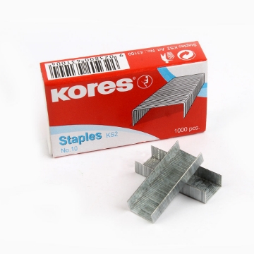 Show details for Original stapler pins No. 10 red box, kores Model 4310 Picture of Original stapler pins No. 10 red box, kores Model 4310