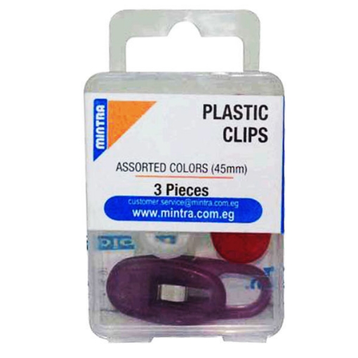 Picture of Plastic Paper Clip 45 mm - Mintra 94383