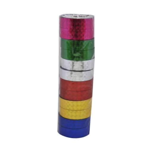 Picture of Laser Adhesive Tape Reel Multicolor 12 pieces 