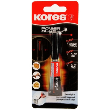 Mostrar detalles de Pegamento Poderoso Mejor Adhesivo 3g kores Modelo 26314 Imagen de Pegamento Poderoso Mejor Adhesivo 3g kores Modelo 26314