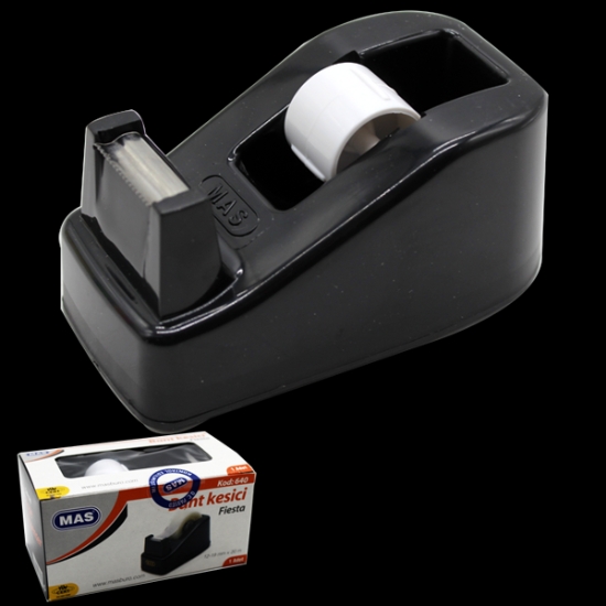 Bild von Klebebandspender schwarz klein Mas Modell 640