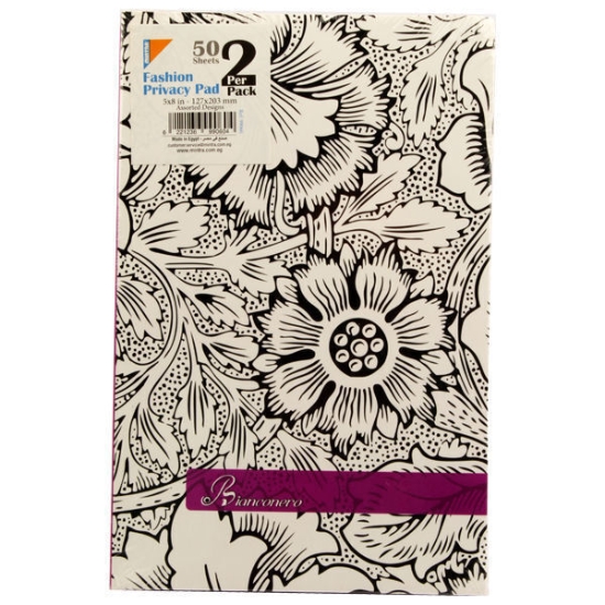 Image de Bloc-notes collé, 2 pièces 50 feuilles A5 - Mintra 99060