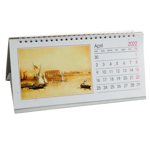 Picture of Pyramid Shaped Desk Calendar