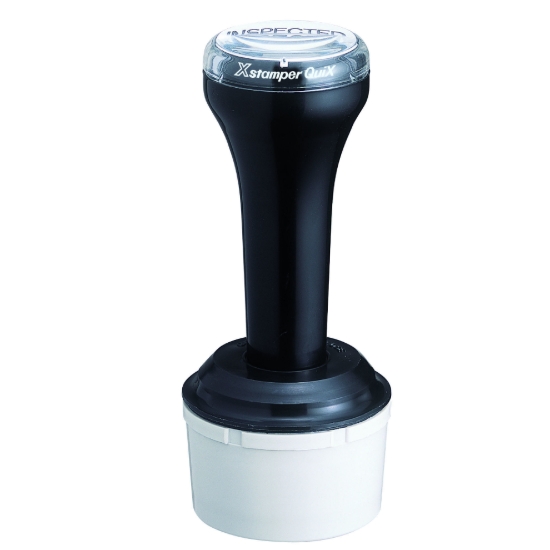 Picture of Round Compressor Stamp 28 mm + Ink remover  - X-Stamper QT30