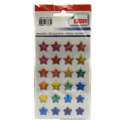 Picture of Tanix Prominent sticker Stars 24 Pieces 1 Sheet Model TDE-