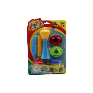 显示明细 2个粘土包 + 5个形状游戏套装 - 宾果 HK9894 图片 2个粘土包 + 5个形状游戏套装 - 宾果 HK9894