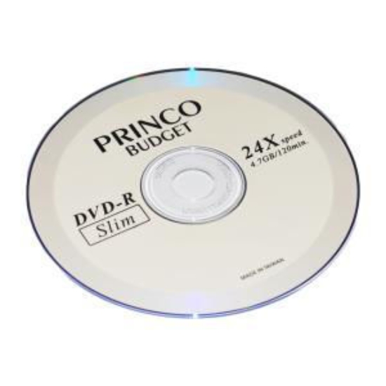 Bild von CD 4,7 GB DVD ohne Hülle - Princo