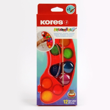 Show details for Accurless Stone Large 12 Colors + Brush + Plate Kores Model 30102 Picture of Accurless Stone Large 12 Colors + Brush + Plate Kores Model 30102