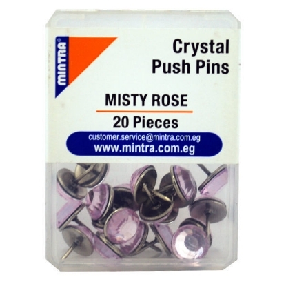 Picture of Blackboard Crystal pin (misty rose 3 ) 20 pieces 956