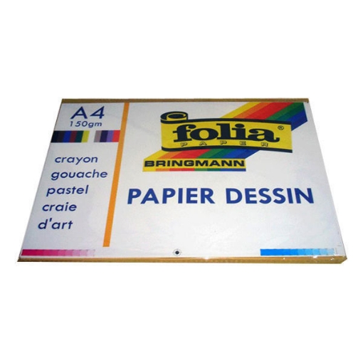 Imagen de Paquete de 10 Hojas de Papel de Copia de Color 150 gm Marrón A4 - Folia