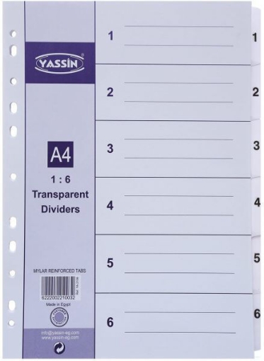 Picture of Classic Dividers 1: 6 - Yassin YA2206