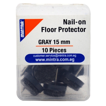 Picture of Round Nail- on Floor Protector Grey 15 mm 10 pcs- Mintra 96005