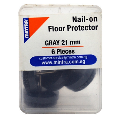 Picture of 6 Piece-Round Nail Floor Protector Pack 2.1 mm Grey – Mintra 96015