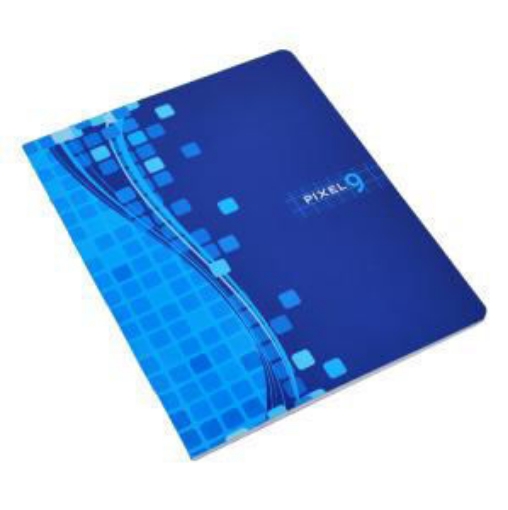 Picture of Pixel Stapled Notebook, 16 Sheets 22*17 cm A5 White Paper - Mintra.