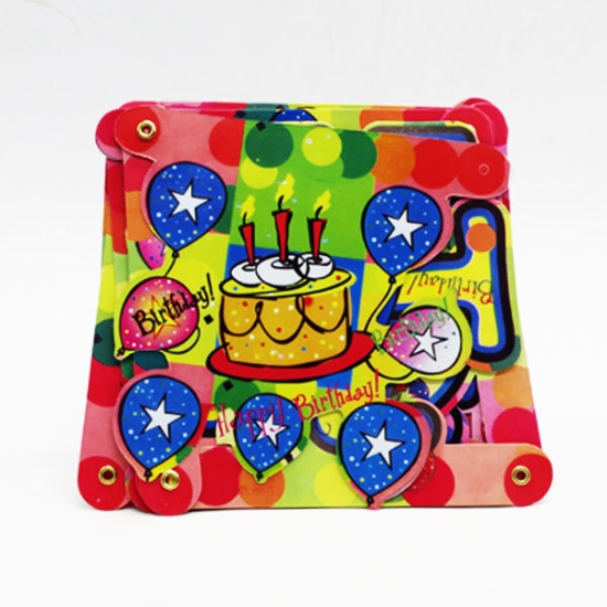 Bild von Karton Geburtstag Dekorationsband