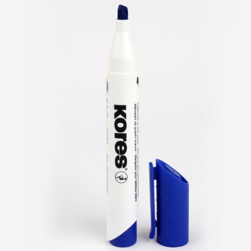 Picture of Whiteboard Marker - Chisel Blue Kores Model 20853 