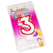 Image de Carte de chiffres pour bougies d'anniversaire - 6593