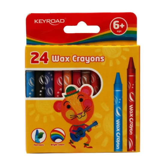 Imagen de Crayón de Color 24 Colores 8mm Modelo Keyroad KR971558