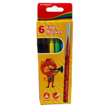 Zeige Details für Auswaschbare Filzstifte 6 Farben – Keyroad Modell KR971588 Bild von Auswaschbare Filzstifte 6 Farben – Keyroad Modell KR971588