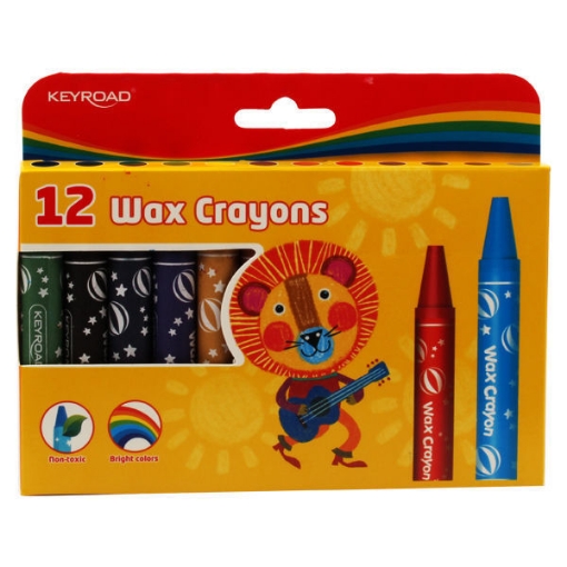 Picture of Crayon Color 12 color 14 mm Keyroad Model KR971307