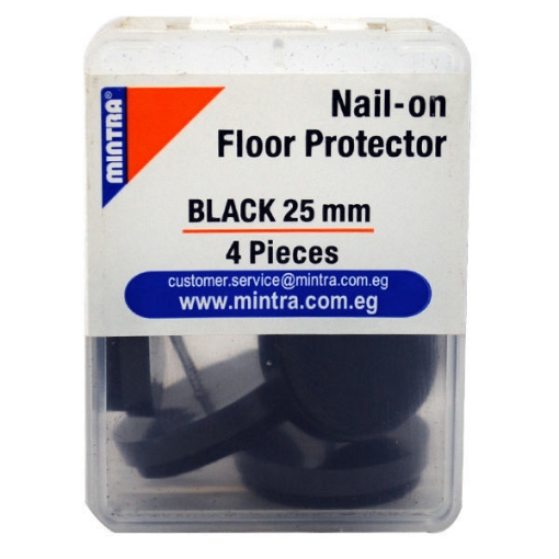 Picture of Round Nail- on Floor Protector 2.5 cm, Black  - Mintra