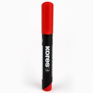Show details for Marker pen Round Tip, Red, Kores Model 20937 Picture of Marker pen Round Tip, Red, Kores Model 20937