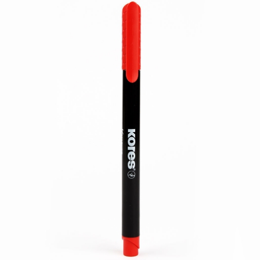 Image de Stylo marqueur permanent à pointe fine, rouge, modèle Kores 22107