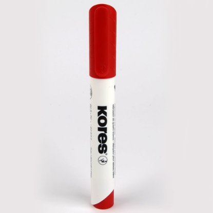 Picture of Whiteboard pen round- tip red Kores Model 20837